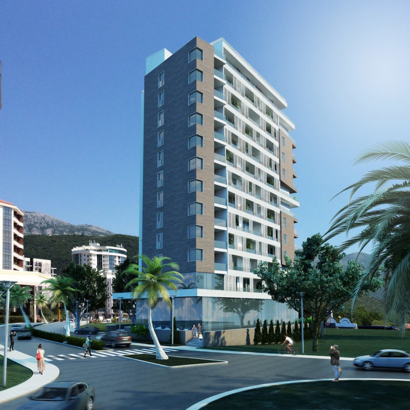 Apartment – city center Budva, 50 m2, 45 m2, 71 m2, 73 m2
