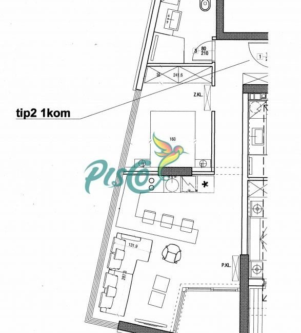 Apartmani – centar Budva, 50 m2, 45 m2, 71 m2, 73 m2