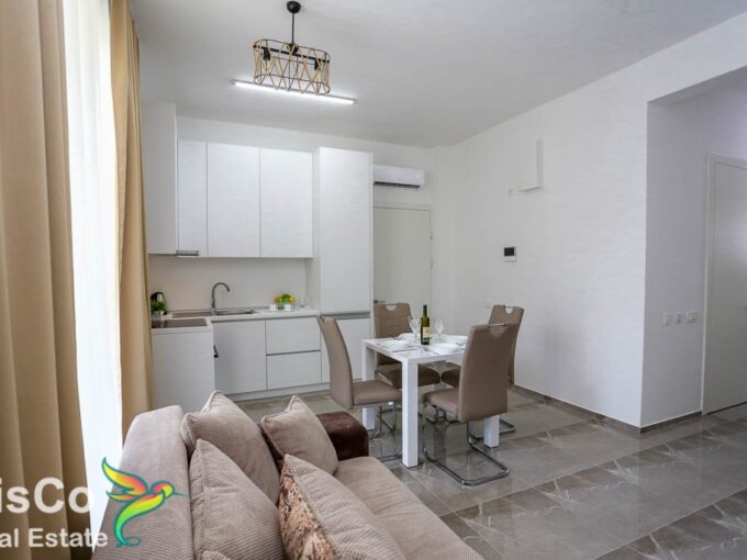 prodaja namještenog stana u bečićima novogradnja