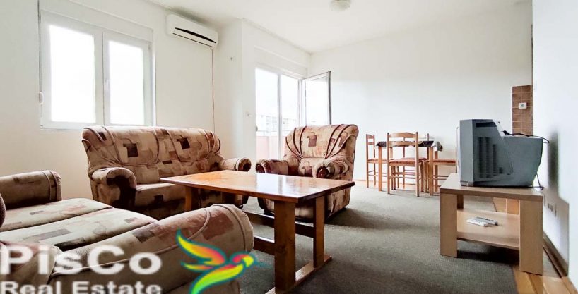 Izdaje se osunčan jednosoban stan preko puta stovarišta Đurović 48m2 Podgorica