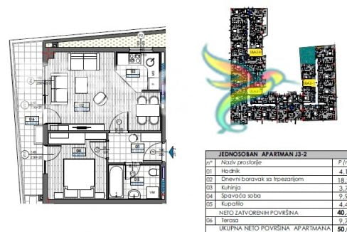 tivat Residence jednosoban 50