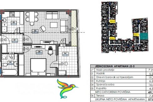 tivat residence jednosoban 57