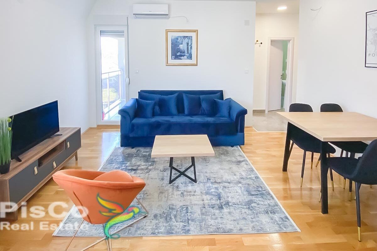 Izdaje se nov jednosoban stan sa parking mjestom u Novoj Dalmatinskoj | Podgorica