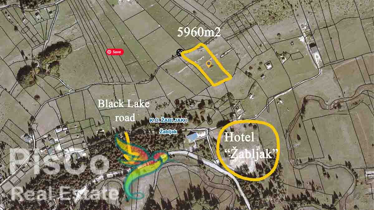 Urbanized plot suitable for a hotel complex