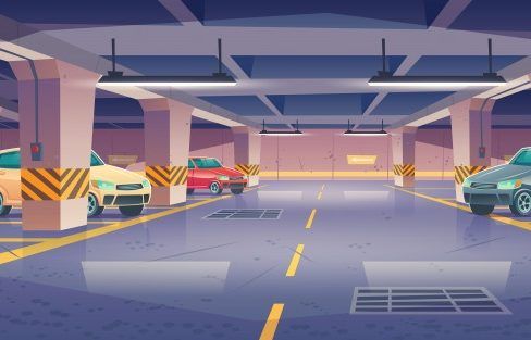 Underground Car Parking Garage With Vacant Places 107791 1736 4