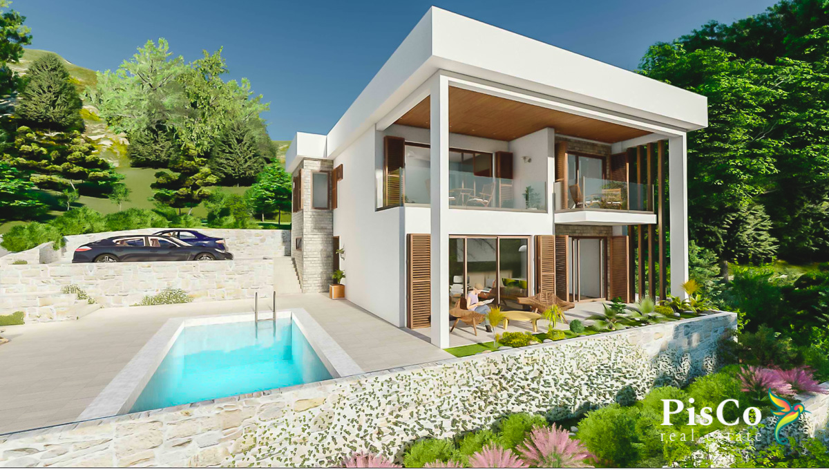 New legalized villa with pool in Bar 175m2 for sale
