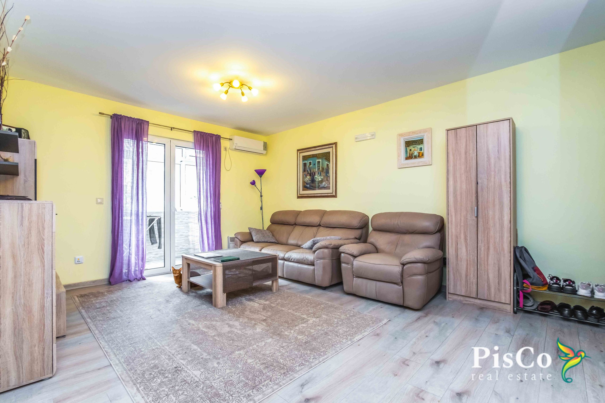 Two bedroom furnished apartment 64m2 for sale in Bečići + two terraces