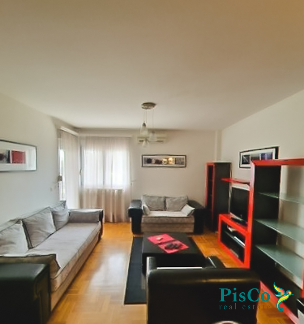 Furnished two-room apartment for rent in the center, 65m2