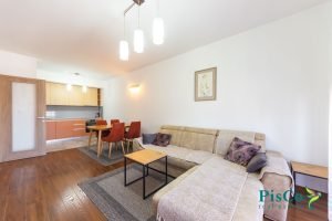 Izdaje se lijep komforan jednosoban stan 52m2 sa garažnim mjestom u Master Kvartu 5 MK Darko Rubezic 0323