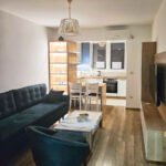 Izdavanje, namješten jednosoban stan, preko Morače, 40m2, Podgorica