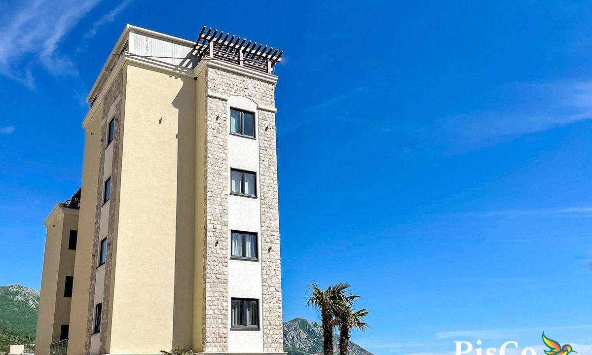 Luksuzan apartman sa pogledom na more, Bečići, 53m²-26-22