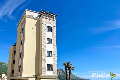 Luksuzan apartman sa pogledom na more, Bečići, 53m²-26-22