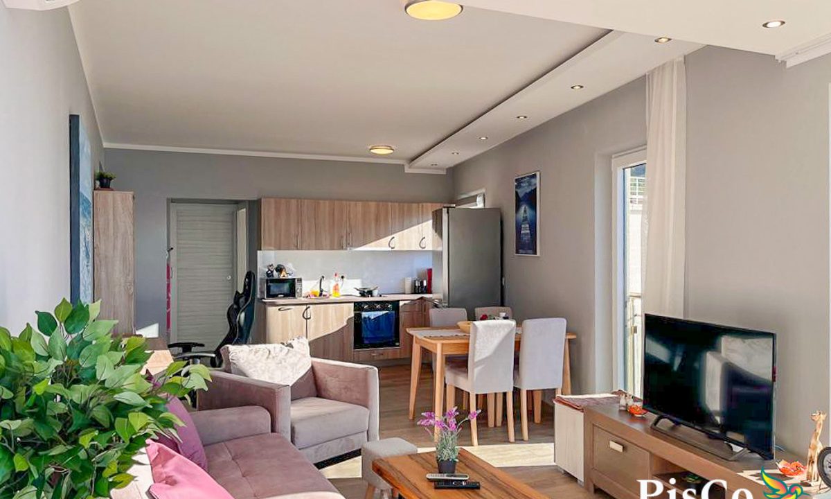 Luksuzan apartman sa pogledom na more, Bečići, 53m²-26-4