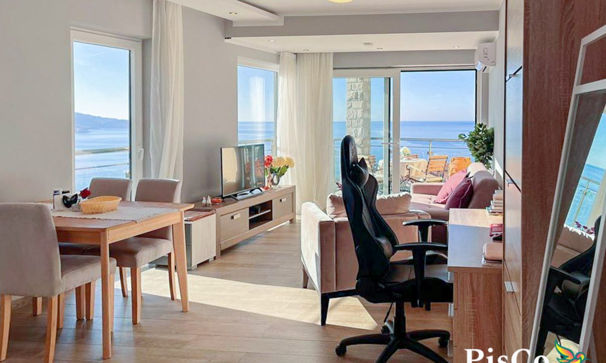 Luksuzan apartman sa pogledom na more, Bečići, 53m²-26-5