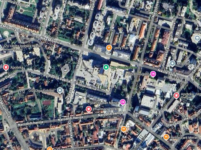 Prodaja plac Niksic Centar 670m2 123634