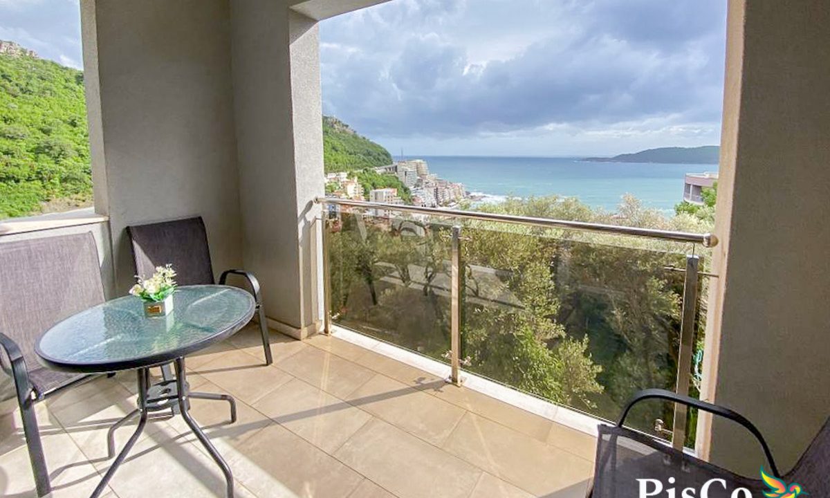 Prostran dvosoban stan sa pogledom na more – Rafailovići, Maslinovo Brdo, 60m2-35-6