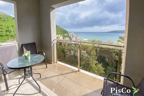 Prostran dvosoban stan sa pogledom na more – Rafailovići, Maslinovo Brdo, 60m2-35-6