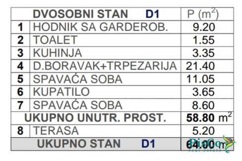 Dvosoban Diamond center (16 of 17)