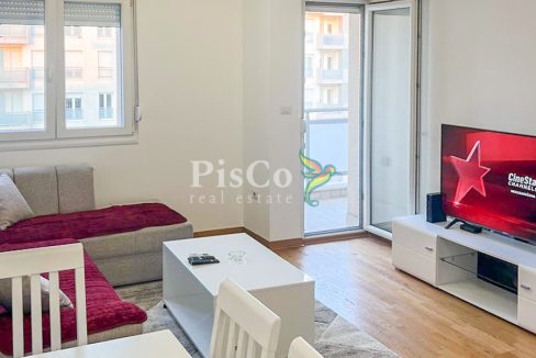 Namjesten jednosoban stan izdavanje 43m2, City kvart, Podgorica-996