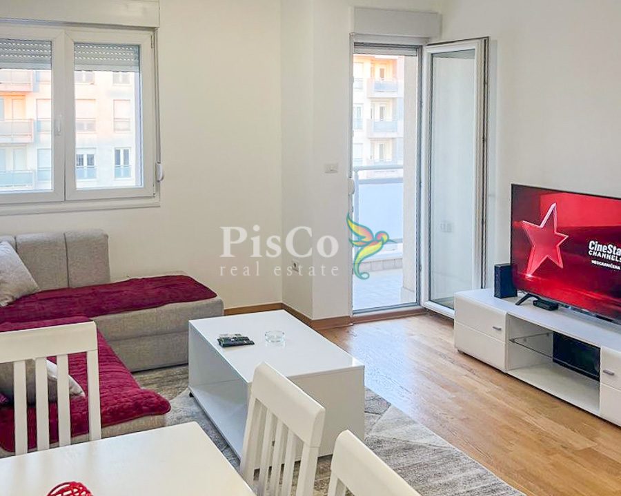 Namjesten jednosoban stan izdavanje 43m2, City kvart, Podgorica-996