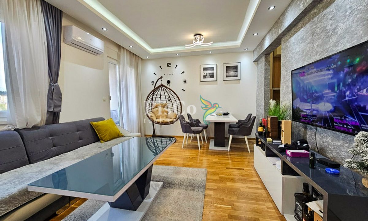 Novogradnja na Zabjelu, Opremljen dvosoban stan 62m2, Podgorica-0034