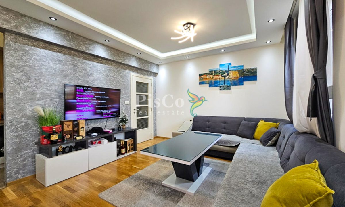 Novogradnja na Zabjelu, Opremljen dvosoban stan 62m2, Podgorica-0036