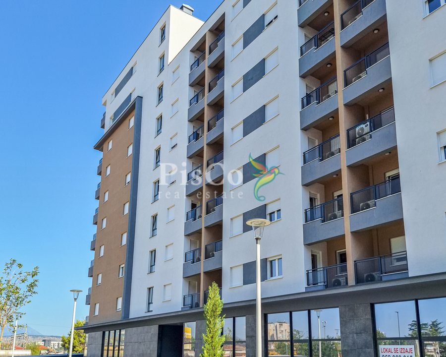 Jednosoban stan Stari aerodrom, Novogradnja, 46m2, Prodaja, Podgorica-093149