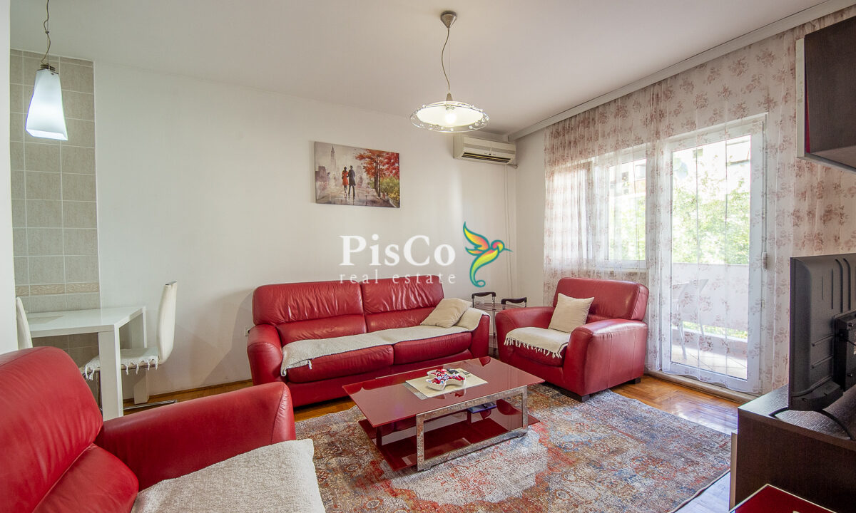 Izdavanje dvosoban stan Preko Morače, 60m2, Podgorica-