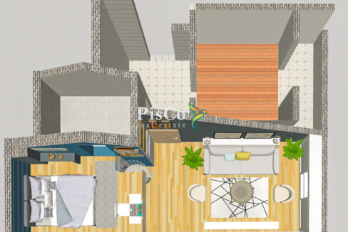 Prodaja jednosoban stan 52m2,Stari Aerodrom, Podgorica-854